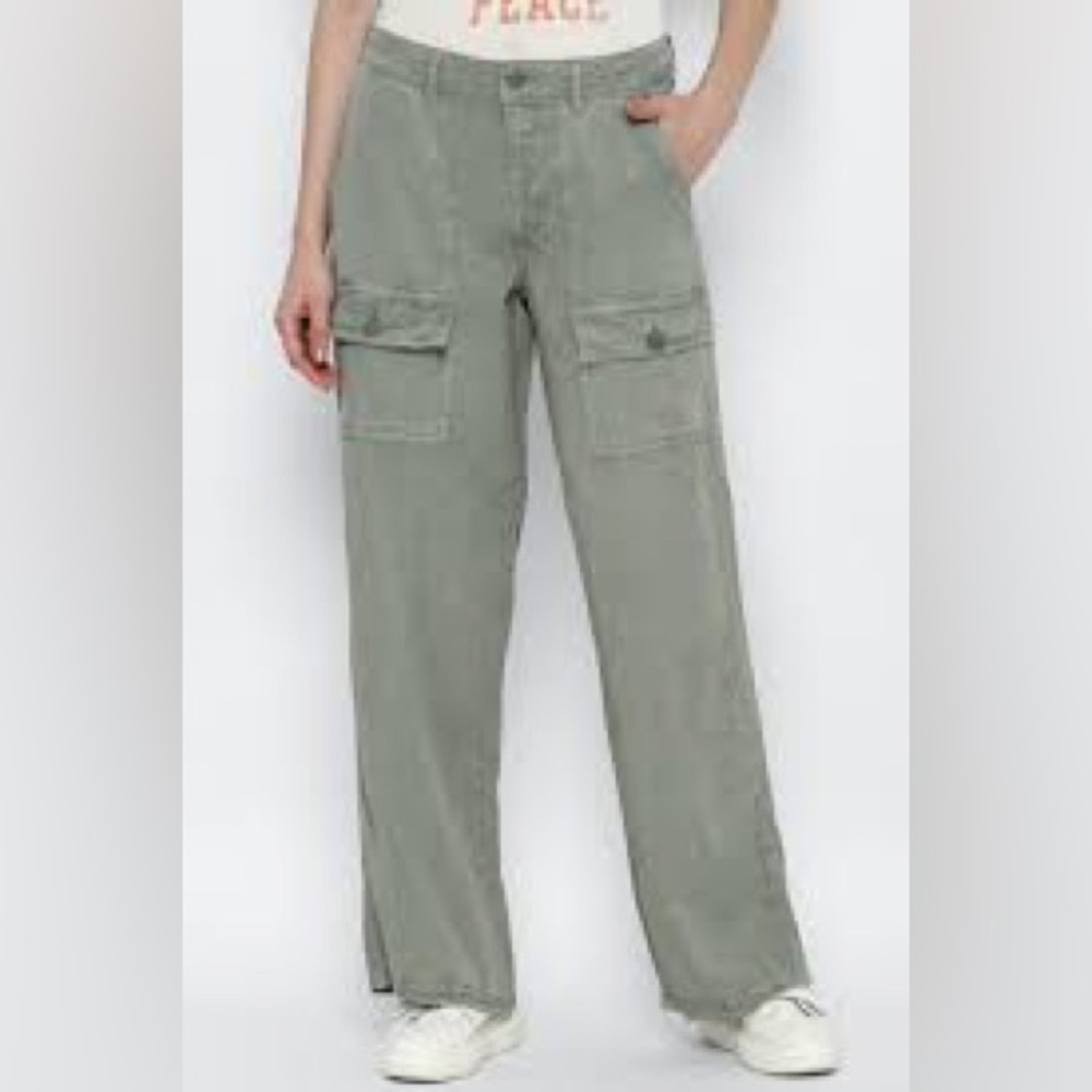 Women’s American Eagle Green Skater Pant 4 Regular Wide Leg